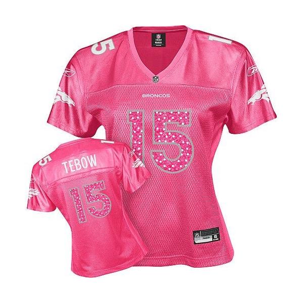 [Sweetheart] TEBOW Denver #15 Womens Football Jersey - Tim Tebow Womens Football Jersey (Red)_Free Shipping