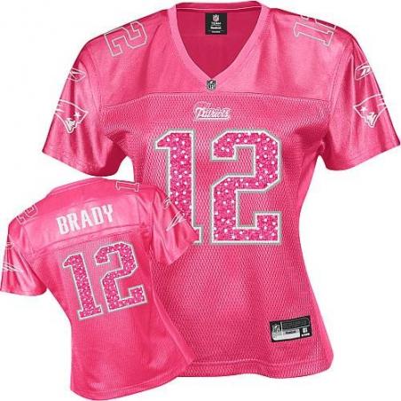 [Sweetheart] BRADY New England #12 Womens Football Jersey - Tom Brady Womens Football Jersey (Red)_Free Shipping