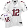 [Sweetheart] BRADY New England #12 Womens Football Jersey - Tom Brady Womens Football Jersey (White)_Free Shipping