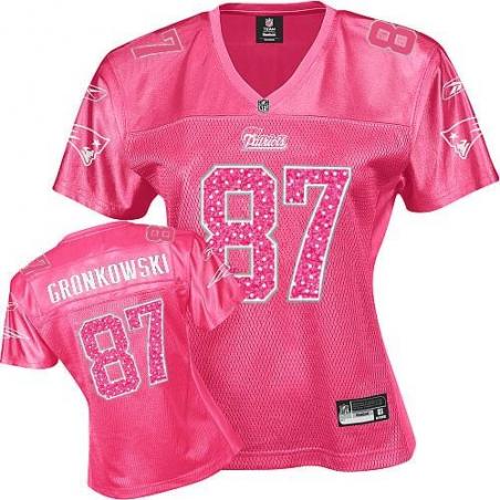 [Sweetheart] GRONKOWSKI New England #87 Womens Football Jersey - Rob Gronkowski Womens Football Jersey (Red)_Free Shipping
