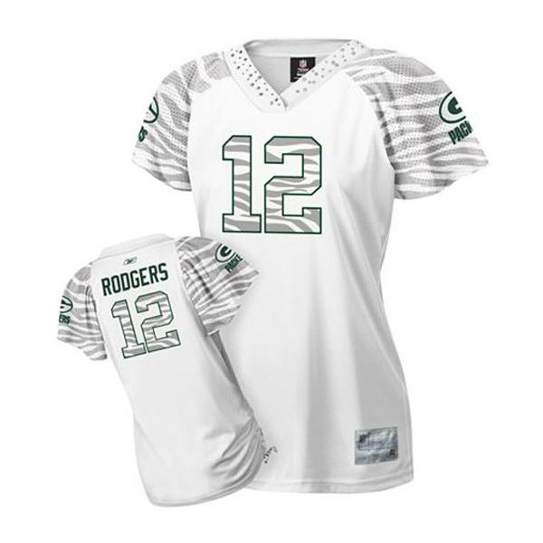 womens white aaron rodgers jersey