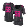 [BCA DRESS] MILLER Denver #58 Womens Football Jersey - Von Miller Womens Football Jersey (Grey)_Free Shipping