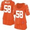[BCA DRESS] MILLER Denver #58 Womens Football Jersey - Von Miller Womens Football Jersey (Orange)_Free Shipping