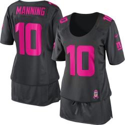 [BCA DRESS] MANNING NY-Giant #10 Womens Football Jersey - Eli Manning Womens Football Jersey (Grey)_Free Shipping