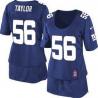 [BCA DRESS] TAYLOR NY-Giant #56 Womens Football Jersey - Lawrence Taylor Womens Football Jersey (Blue)_Free Shipping