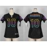 [Black Fashion] MANNING NY-Giant #10 Womens Football Jersey - Eli Manning Womens Football Jersey_Free Shipping