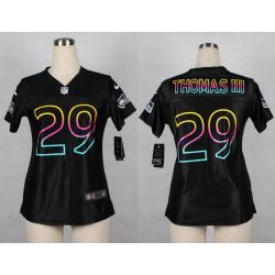 [Black Fashion] THOMAS Seattle #29 Womens Football Jersey - Earl Thomas Womens Football Jersey_Free Shipping