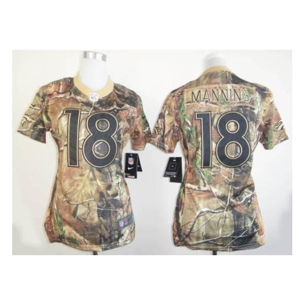 [Camo] MANNING Denver #18 Womens Football Jersey - Peyton Manning Womens Football Jersey_Free Shipping
