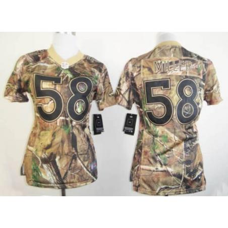 [Camo] MILLER Denver #58 Womens Football Jersey - Von Miller Womens Football Jersey_Free Shipping