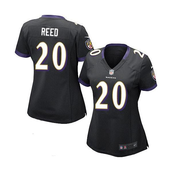 [Game]Baltimore #20 Ed Reed womens jersey Free shipping