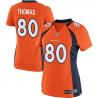 [Game] THOMAS Denver #80 Womens Football Jersey - Julius Thomas Womens Football Jersey (Orange)_Free Shipping