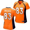 [Game] WELKER Denver #83 Womens Football Jersey - Wes Welker Womens Football Jersey (Orange)_Free Shipping