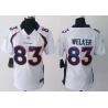 [Game] WELKER Denver #83 Womens Football Jersey - Wes Welker Womens Football Jersey (White)_Free Shipping