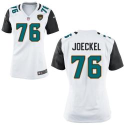 [Game] JOECKEL Jacksonville #76 Womens Football Jersey - Luke Joeckel Womens Football Jersey (White, NEW)_Free Shipping