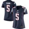 [Game] TEBOW New England #5 Womens Football Jersey - Tim Tebow Womens Football Jersey (Blue)_Free Shipping