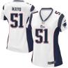 [Game] MAYO New England #51 Womens Football Jersey - Jerod Mayo Womens Football Jersey (White)_Free Shipping