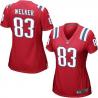 [Game] WELKER New England #83 Womens Football Jersey - Wes Welker Womens Football Jersey (Red)_Free Shipping