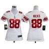 [Game] NICKS NY-Giant #88 Womens Football Jersey - Hakeem Nicks Womens Football Jersey (White)_Free Shipping