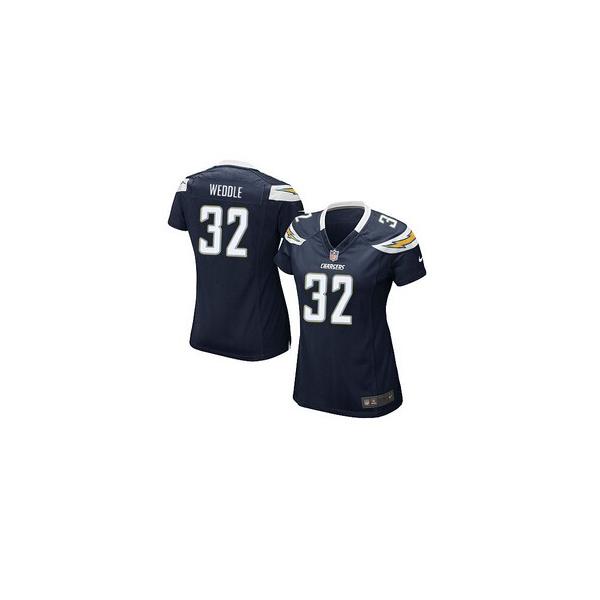 [Game] WEDDLE San Diego #32 Womens Football Jersey - Eric Weddle Womens Football Jersey (Navy Blue)_Free Shipping