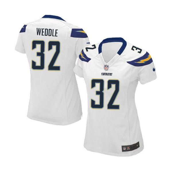 [Game] WEDDLE San Diego #32 Womens Football Jersey - Eric Weddle Womens Football Jersey (White)_Free Shipping