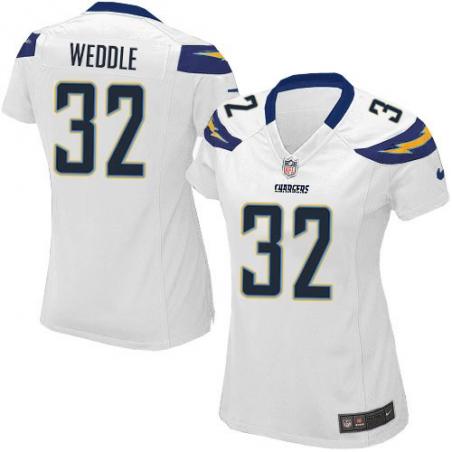 [Game] WEDDLE San Diego #32 Womens Football Jersey - Eric Weddle Womens Football Jersey (White)_Free Shipping