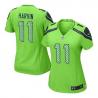 [Game] HARVIN Seattle #11 Womens Football Jersey - Percy Harvin Womens Football Jersey (Green)_Free Shipping