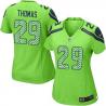 [Game] THOMAS Seattle #29 Womens Football Jersey - Earl Thomas Womens Football Jersey (Green)_Free Shipping