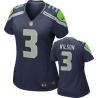 [Game] WILSON Seattle #3 Womens Football Jersey - Russell Wilson Womens Football Jersey (Blue)_Free Shipping