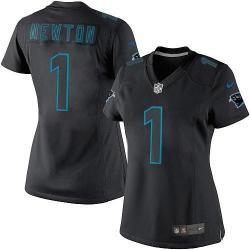 [Impact Limited] NEWTON Carolina #1 Womens Football Jersey - Cam Newton Womens Football Jersey_Free Shipping