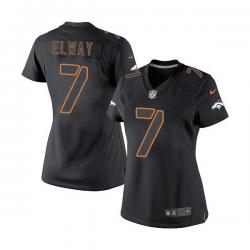 [Impact Limited] ELWAY Denver #7 Womens Football Jersey - John Elway Womens Football Jersey_Free Shipping
