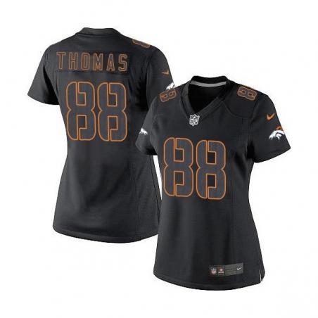 [Impact Limited] THOMAS Denver #88 Womens Football Jersey - Demaryius Thomas Womens Football Jersey_Free Shipping