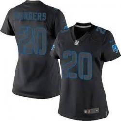 [Impact Limited] SANDERS Detroit #20 Womens Football Jersey - Barry Sanders Womens Football Jersey_Free Shipping