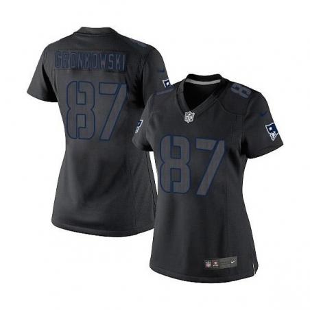 [Impact Limited] GRONKOWSKI New England #87 Womens Football Jersey - Rob Gronkowski Womens Football Jersey_Free Shipping