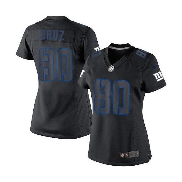 [Impact Limited] CRUZ NY-Giant #80 Womens Football Jersey - Victor Cruz Womens Football Jersey_Free Shipping