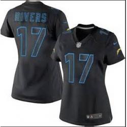 [Impact Limited] RIVERS San Diego #17 Womens Football Jersey - Philip Rivers Womens Football Jersey_Free Shipping