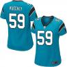 [Limited] KUECHLY Carolina #59 Womens Football Jersey - Luke Kuechly Womens Football Jersey (Blue)_Free Shipping