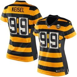 [Limited] KEISEL Pittsburgh #99 Womens Football Jersey - Brett Keisel Womens Football Jersey (80th throwback)_Free Shipping