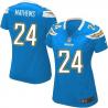 [Limited] MATHEWS San Diego #24 Womens Football Jersey - Ryan Mathews Womens Football Jersey (Light Blue)_Free Shipping