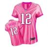 [Love pink III] BRADY New England #12 Womens Football Jersey - Tom Brady Womens Football Jersey (Pink)_Free Shipping