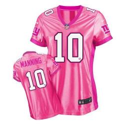 [Love pink III] MANNING NY-Giant #10 Womens Football Jersey - Eli Manning Womens Football Jersey (Pink)_Free Shipping