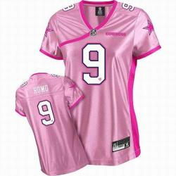Love pink]Dallas #9 Tony Romo womens jersey Free shipping