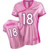 [Love pink] MANNING Denver #18 Womens Football Jersey - Peyton Manning Womens Football Jersey (Pink)_Free Shipping