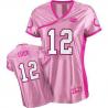 [Love pink] LUCK Indianapolis #12 Womens Football Jersey - Andrew Luck Womens Football Jersey (Pink)_Free Shipping