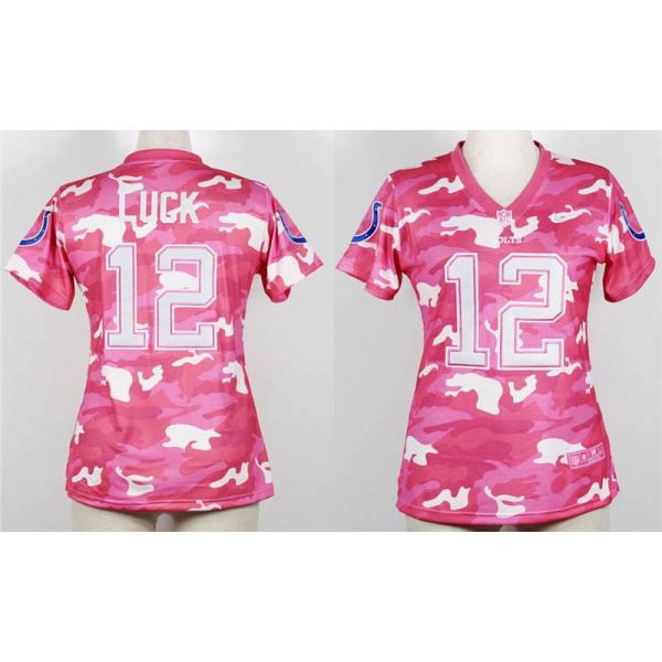 pink andrew luck jersey