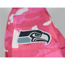 [Pink Camo] WILSON Seattle #3 Womens Football Jersey - Russell Wilson Womens Football Jersey_Free Shipping