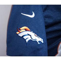 [Split] DECKER Denver #87 Womens Football Jersey - Eric Decker Womens Football Jersey (Blue-Orange)_Free Shipping