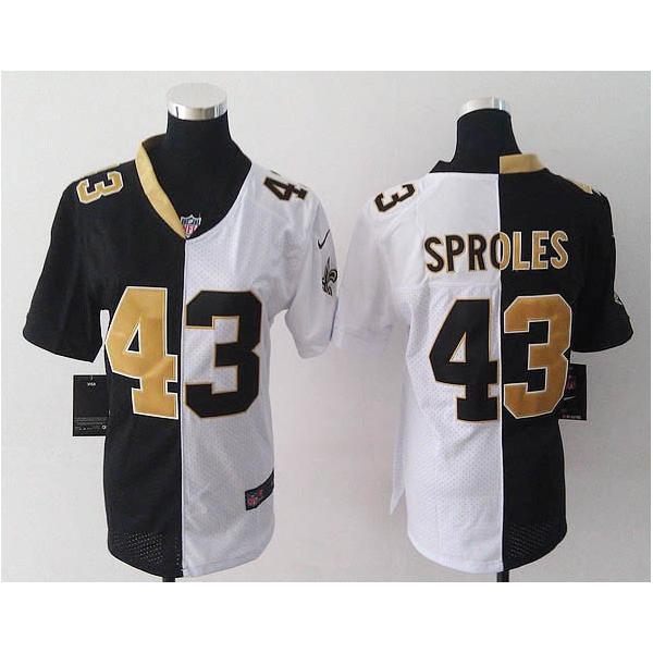 [Split]New Orleans #43 Darren Sproles womens jersey Free shipping