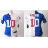 [Split] MANNING NY-Giant #10 Womens Football Jersey - Eli Manning Womens Football Jersey (Blue-White)_Free Shipping