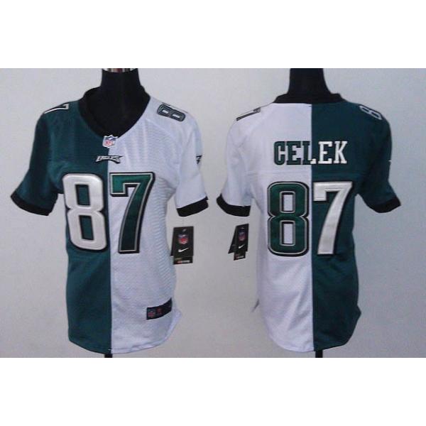 [Split]Philadelphia #87 Brent Celek womens jersey Free shipping