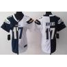 [Split] RIVERS San Diego #17 Womens Football Jersey - Philip Rivers Womens Football Jersey (Navy Blue-White)_Free Shipping
